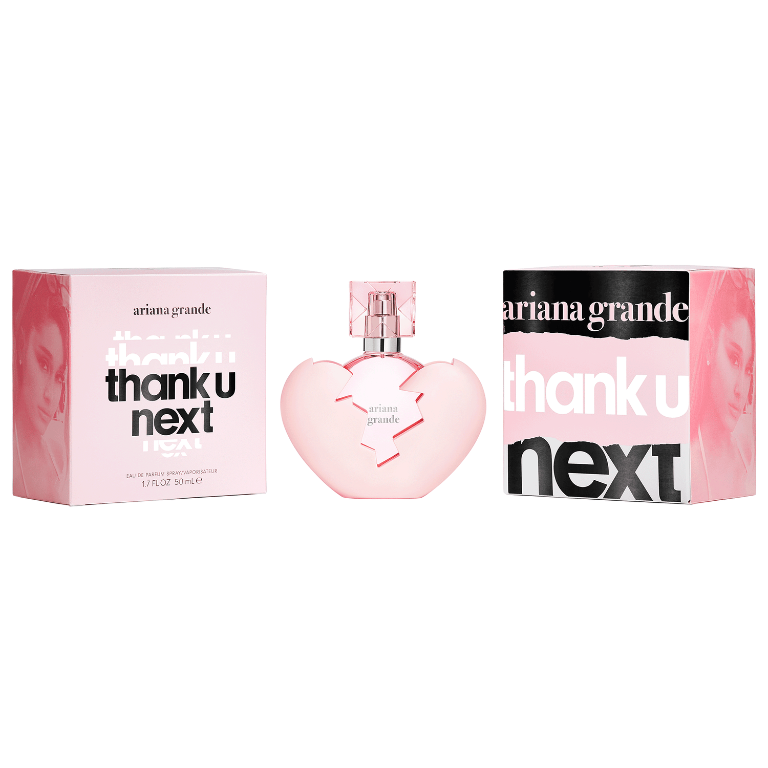 Thank U, Next by Ariana Grande perfume bottle and packaging